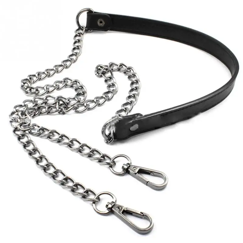 Bag Chain Replacement Metal+PU Leather Strap for DIY Handbag Shoulder 120cm | Багаж и сумки