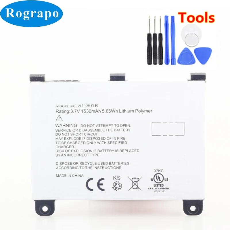 

New Li-ion Polymer 1530mAh S11S01A S11S01B Replacement Battery For Amazon Kindle 2 DX DXG 170-1012-00 E-book Batteries