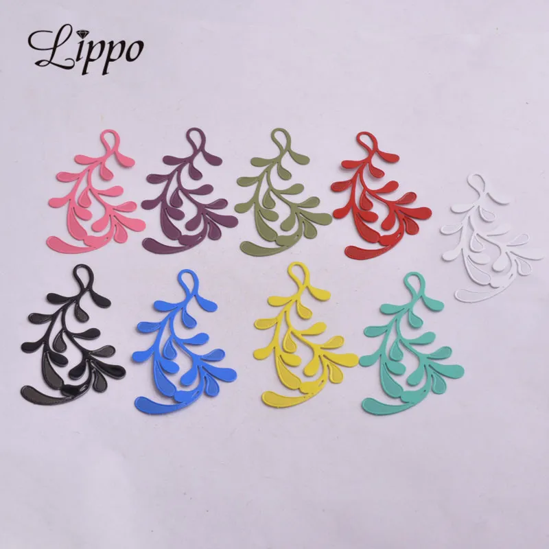 

30pcs AB2840 32*58mm Big Branch Charms Earrings Articles Findings Pendant Diy Jewelry Findings