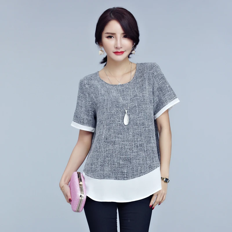 2021 Новое летнее женское кимоно повседневные блузы футболки с О образным вырезом