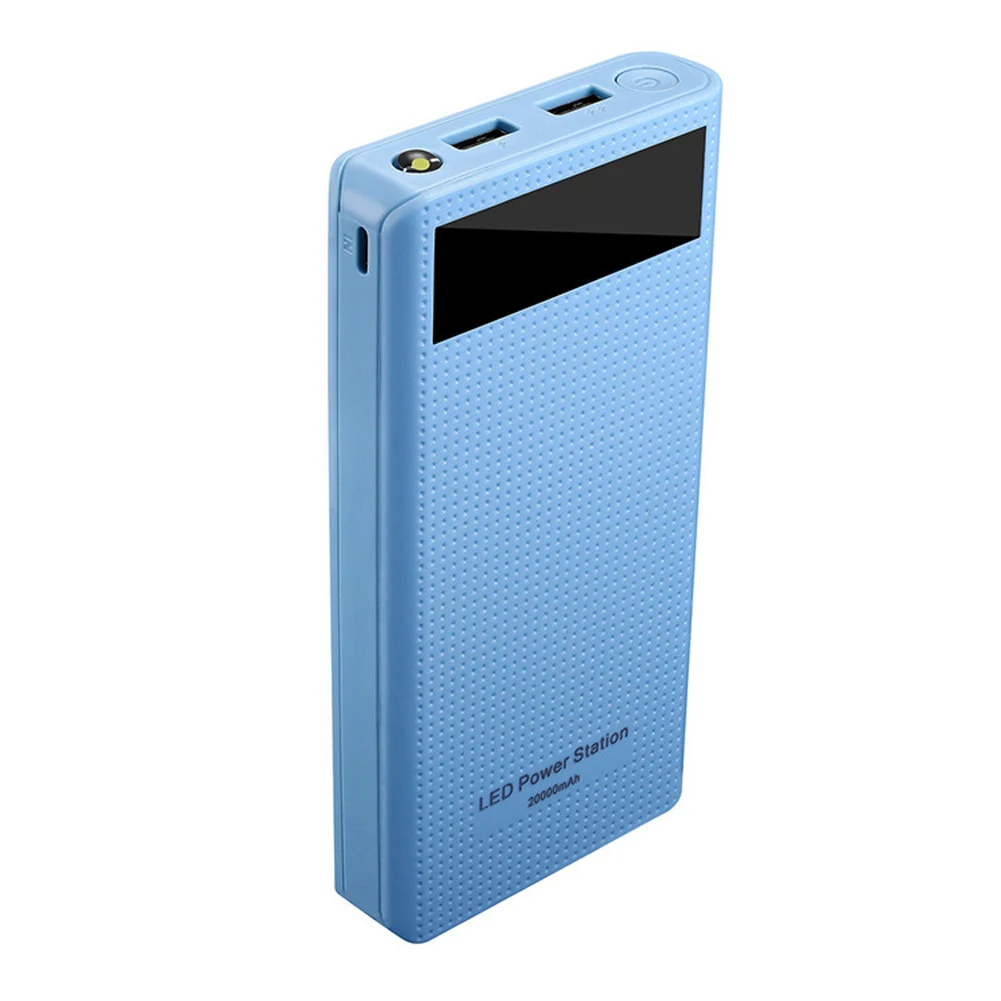 Корпус ПК блок питания зарядное устройство цифровой дисплей двойной USB DIY 7x18650