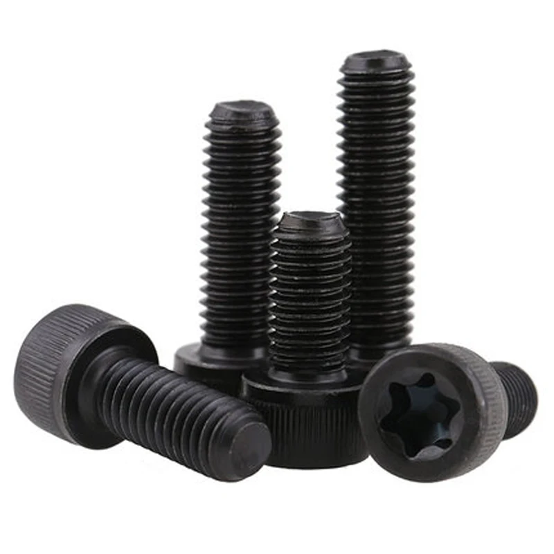 10 шт. M6 12 9 класс Слива Torx T &amp TX отверстие винт головка цилиндра Шестигранная