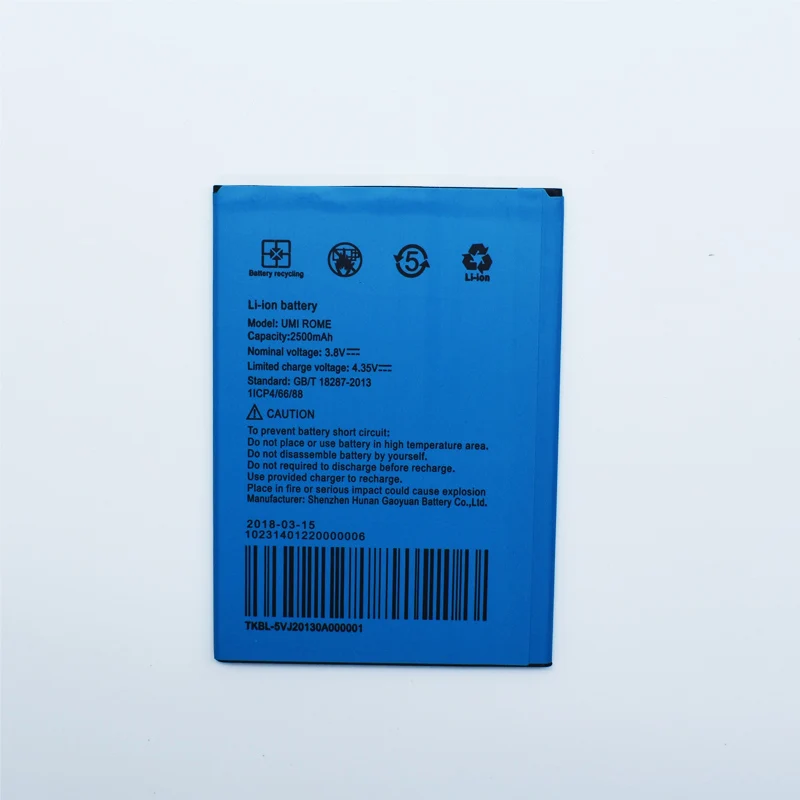 Hekiy 2019 UMI ROME аккумулятор для телефона X 2500 mAh высокая емкость 3 8 V высокое качество