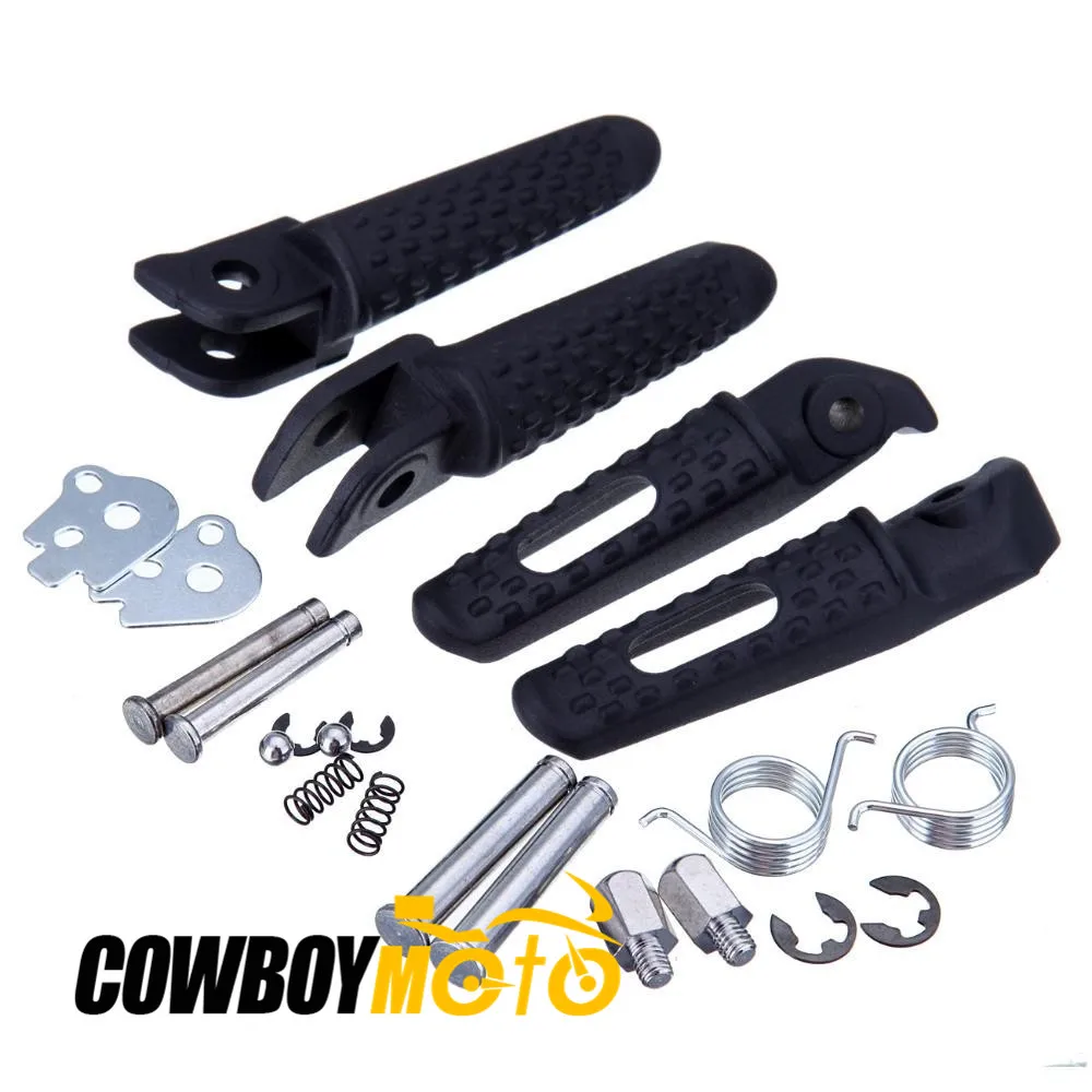 Черные мотоциклетные передние и задние подножки для Honda CBR600RR CBR 600 RR 2003 2004 2005 CBR1000RR