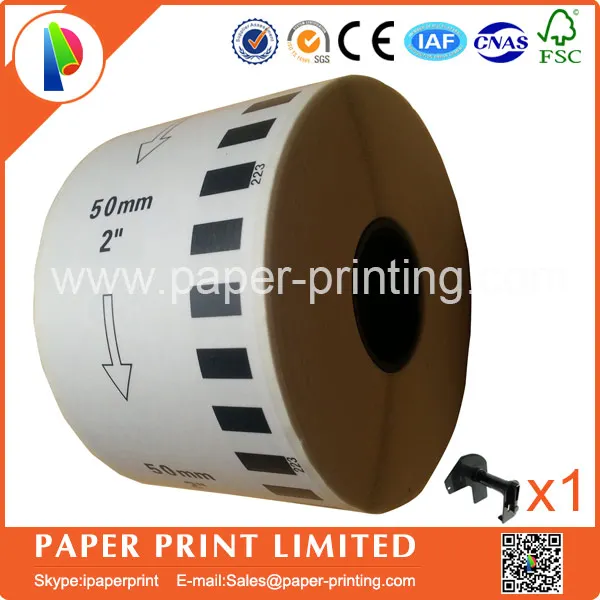 100x Rolls Brother Совместимые Этикетки 50 мм x 30 48 м клейкие этикетки DK-22223 dk 22223 dk22223 |