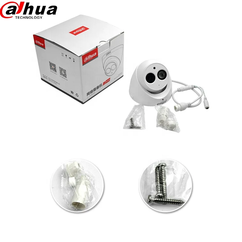 Сетевой видеорегистратор Dahua H.265 POE 4MP безопасности Камера IPC-HDW4433C-A 4MP POE, сетевые IP Камера Встроенный микрофон onvif-камера