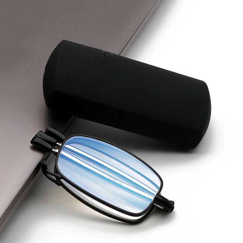 JN впечатление 5 цветов Anti-Blu-ray складные очки для чтения кошелек SOS TR90 очки Oculos de grau Для мужчин Для женщин диоптрий 1,0-4,0