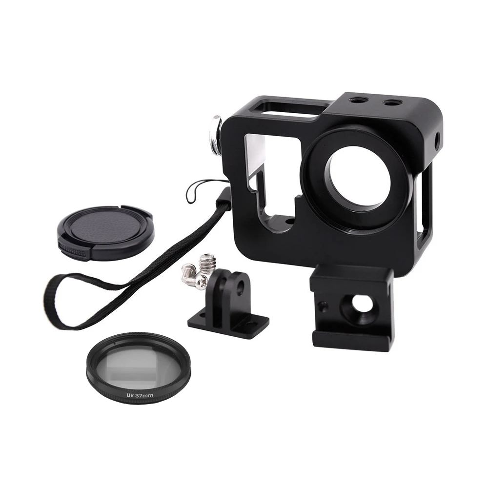 Многофункциональный алюминиевый защитный чехол рамка для камеры GoPro Hero 4 Black с УФ