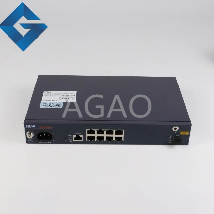 Оригинальный Новый ZTE ZXA10 F803/8FE G GPON ONU гигабитное пассивное оптоволокно доступа