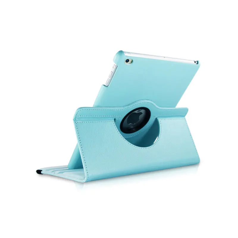 5 Pc/lot PU Leather 360 Rotating Case Stand Smart Magnetic 9.7&quot Inch For Apple New i Pad 9.7 2017 Multi-Color |