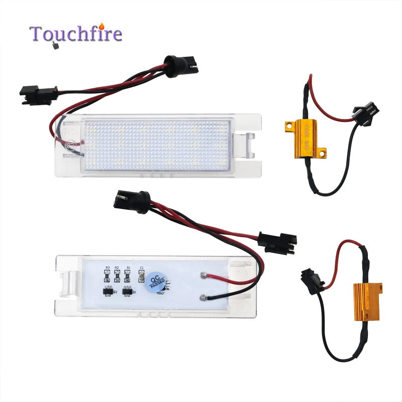 2 шт. 18 LED 3528 SMD номерной знак свет Автомобильная Лампа 6000K для Zafira B 05 11/Astra H 04 09/Corsa D 06