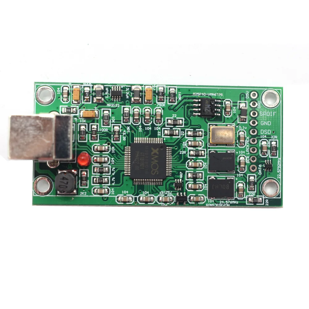 SITIME Кристалл XMOS XU208 USB 384K 32B модуль ies SPDIF выход поддержка DSD для ES9018 ES9028 ES9038PRO ЦАП HIFI усилитель A6-012