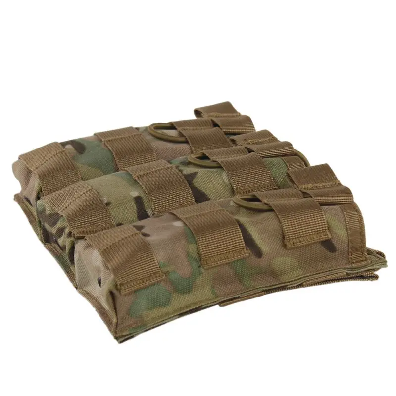 11 тактический MOLLE тройной Открытый Топ подсумок быстро AK AR M4 FAMAS Mag подсумок военный пейнтбольное оборудование