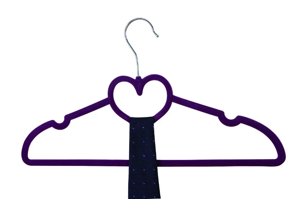 Sorplus стекались Валентина вешалка/вешалка для одежды с пот сердце (24 шт./лот)|clothes