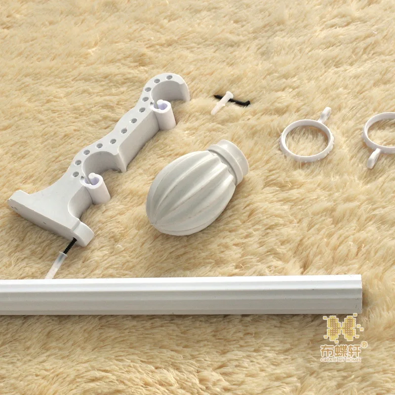 Белый Пластик Шторы стержень dubble дуги с Интимные аксессуары|curtain pole|plastic curtain