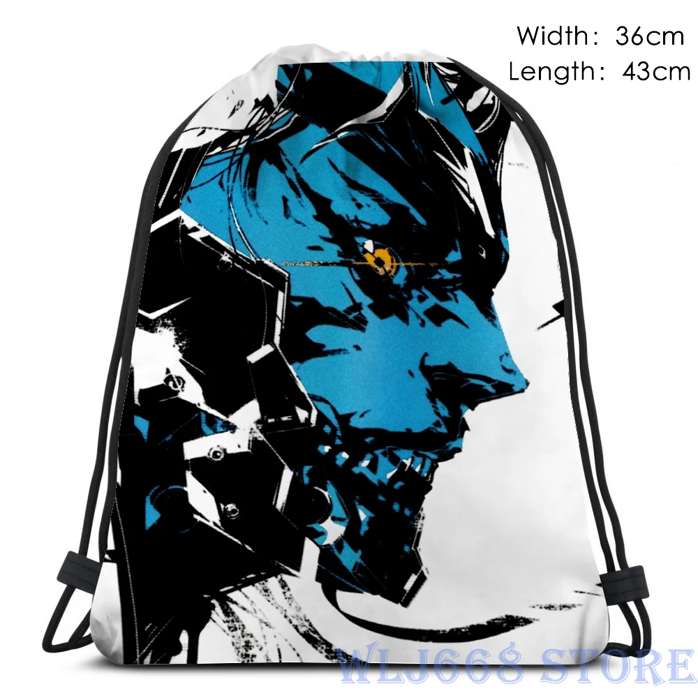 Funny graphic print shoulder Bags women Metal Gear Rising Revengeance Artbook Raiden Single backpack travel men | Багаж и сумки