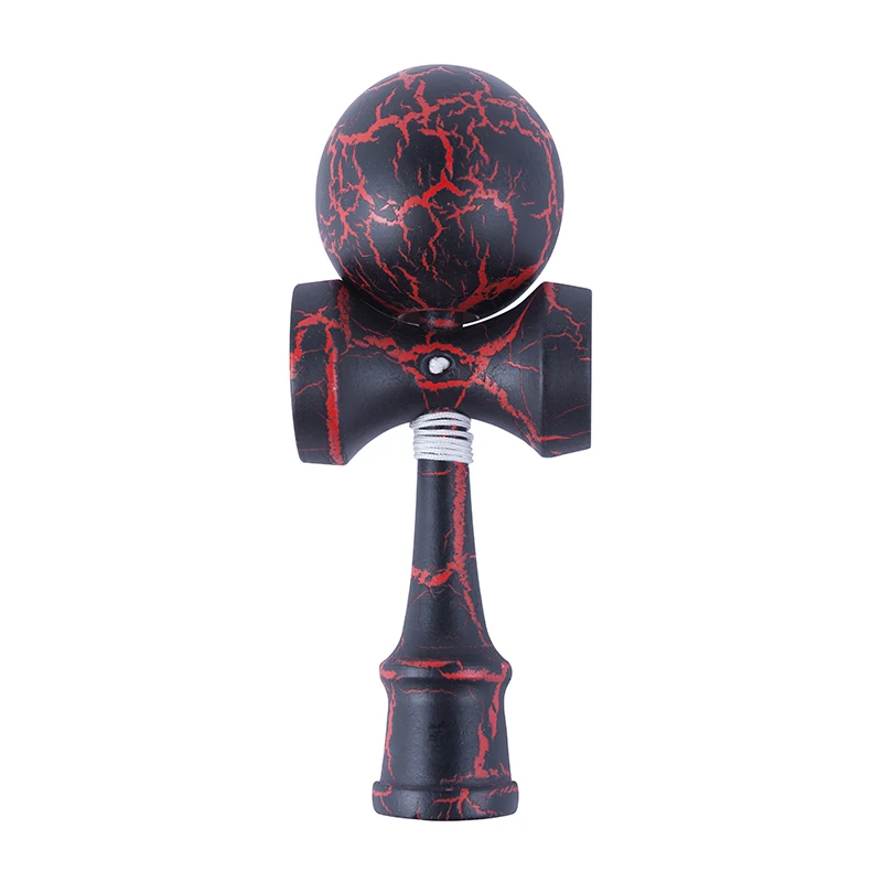 Привлекательная Kendama 18,5 см забавная японская традиционная деревянная игрушка Kendamas мяч красочные ПУ краски деревянные игрушки