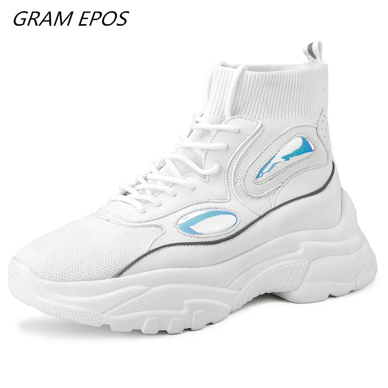 Кроссовки женские на платформе толстая подошва модная повседневная обувь