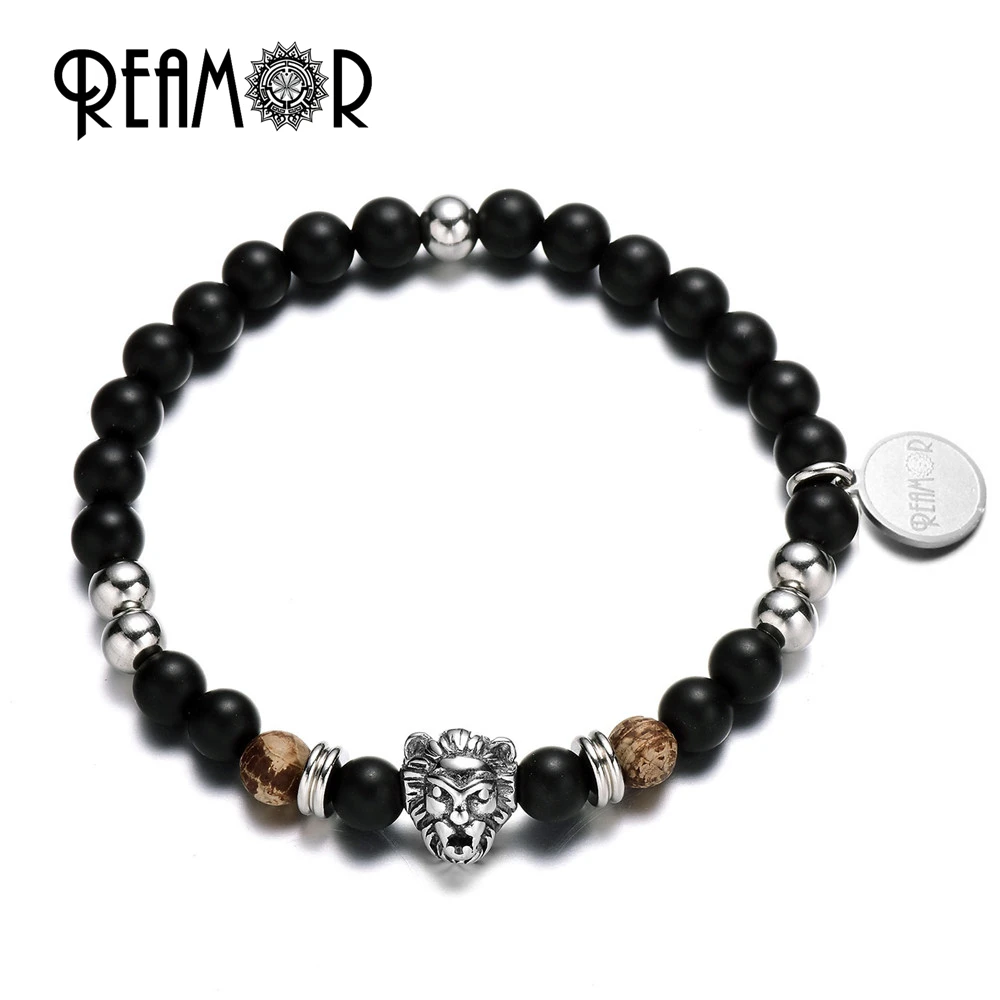 Бусины шармы REAMOR из нержавеющей стали 316L с головой льва 2 мм 5 шт.|beads charms|2mm beadsbeads 2mm