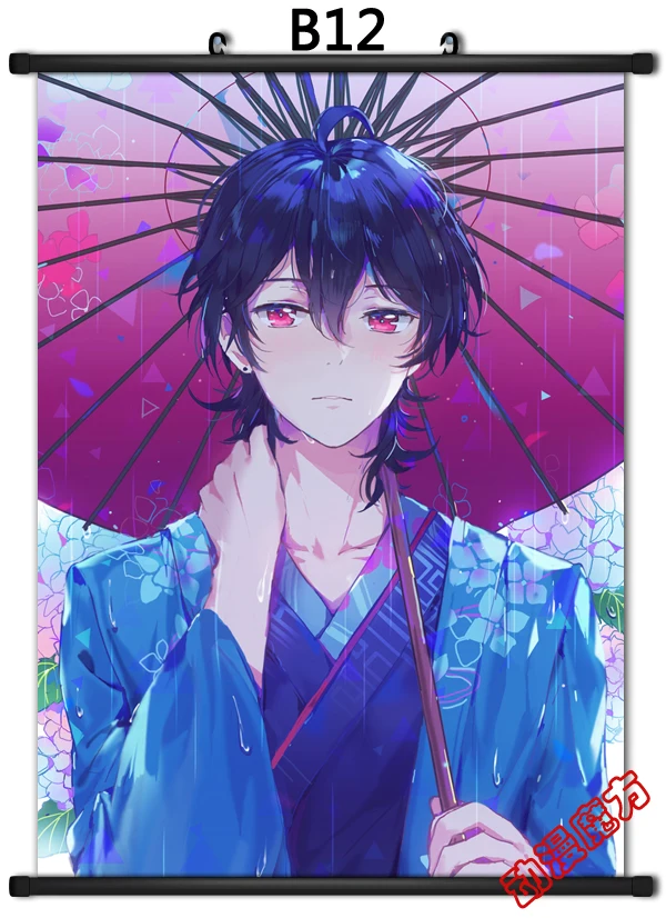Японское аниме ансамбль звезды Akehoshi Subaru& Hidaka Hokuto& Yuuki Makoto домашний Декор стены прокрутки Декоративные плакаты с картинками