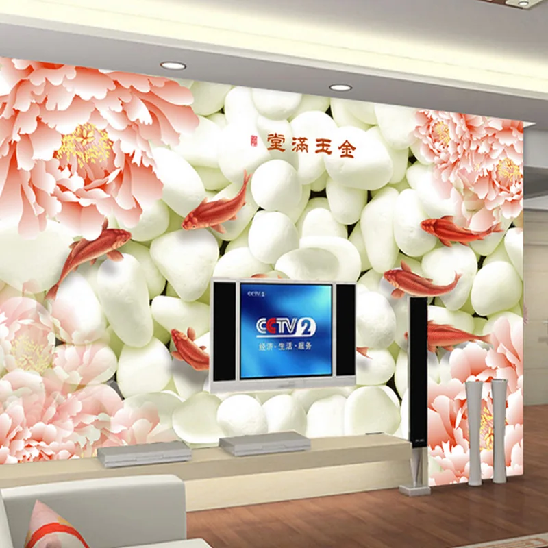 3D стереоскопический фон для телевизора обои спальни гостиной дивана кровати