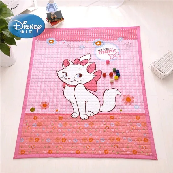 Pink Marie Дисней мультфильм Розовый Минни Микки Маус для маленьких девочек и мальчиков Ползания игровой коврик ковер 150X200 см коврик хлопок - Цвет: Pink Marie