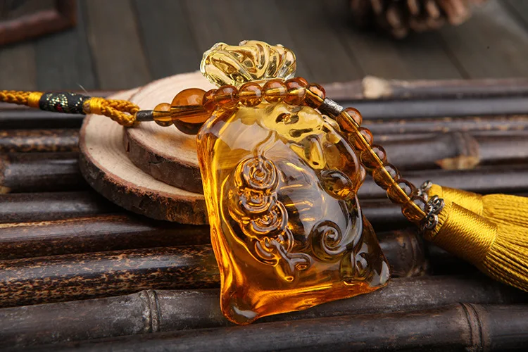 Burst автомобильный стеклянный кулон аксессуар подвеска безопасная сумка для