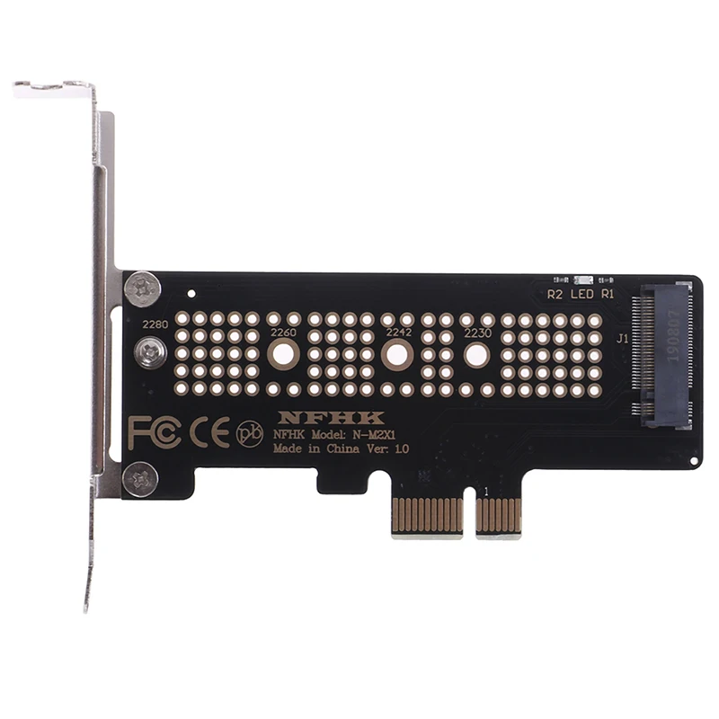 NVMe PCIe M.2 NGFF SSD на x1 адаптер карты с кронштейном|Платы расширения| |