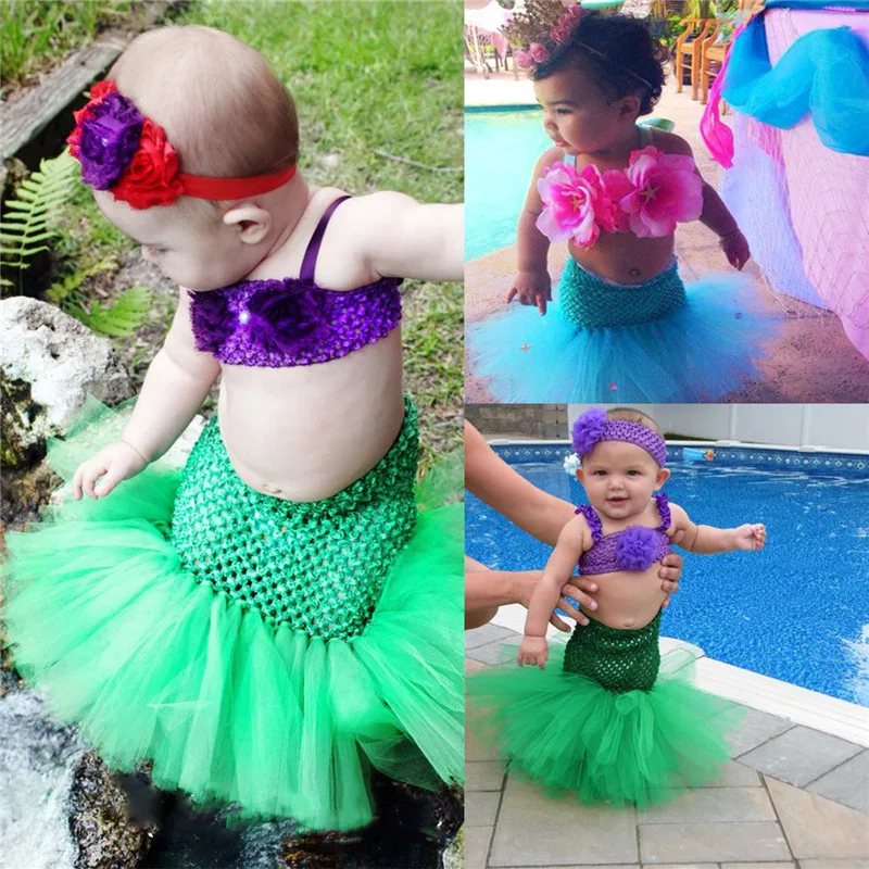 

4pcs/lot 14*7cm Children Crochet Hair with High Elastic Solid Woven Belt Tube Tutu Tops Wrap Chest DIY Baby Girl's Tutu Skirt