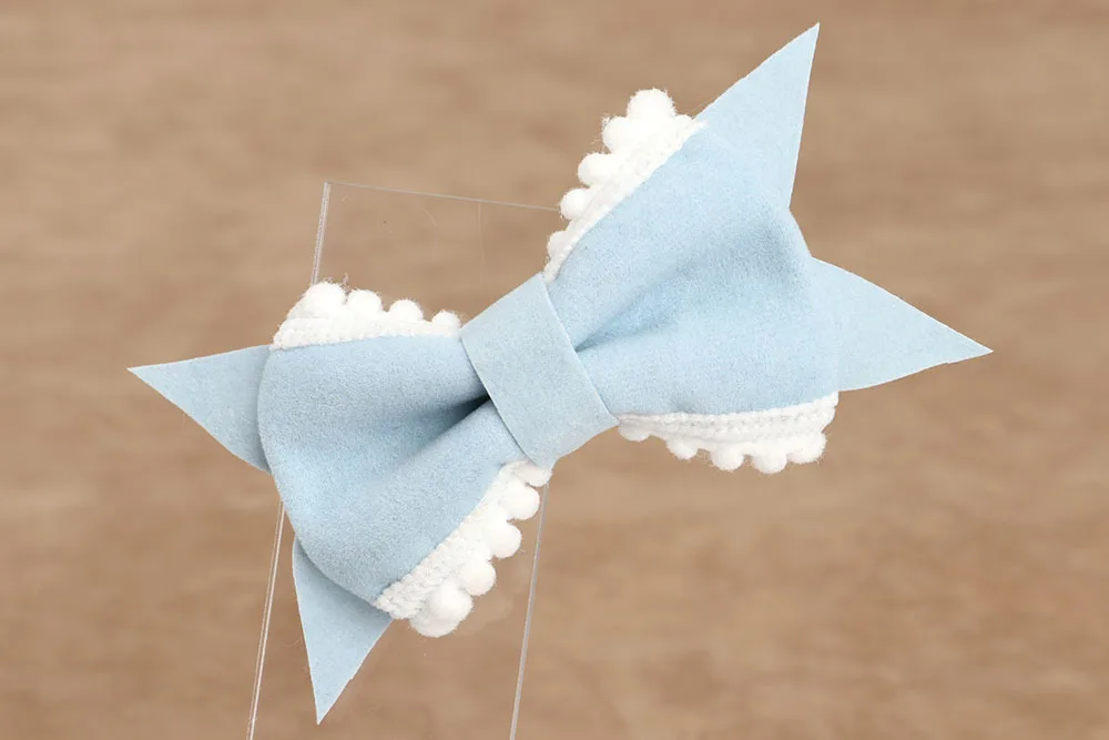Blue Hair Clips Новое поступление, Детские нейлоновые повязки для волос, для новорожденных, Детские волосы для девочек, банты, заколки для волос ручной работы с бантом, головные уборы, аксессуары для волос - Цвет: Blue Hair Clips