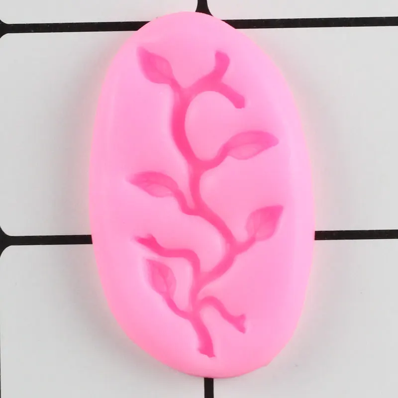 3D ветка дерева листья торт силиконовая форма сделай сам вечерние инструменты для