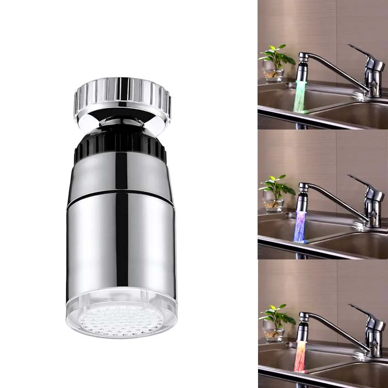

CY2-8001-B3 ABS Waterflow Single Color Led Shower Heads Led Faucet Light Basin Faucet LED Chrome Bathroom Faucets Accessories