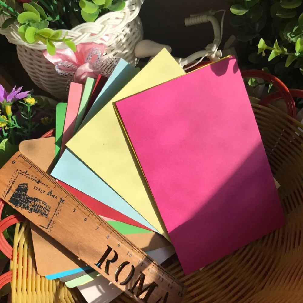 14x9 см 10 шт./упак. DIY Чистая открытка бумажные открытки на день рождения