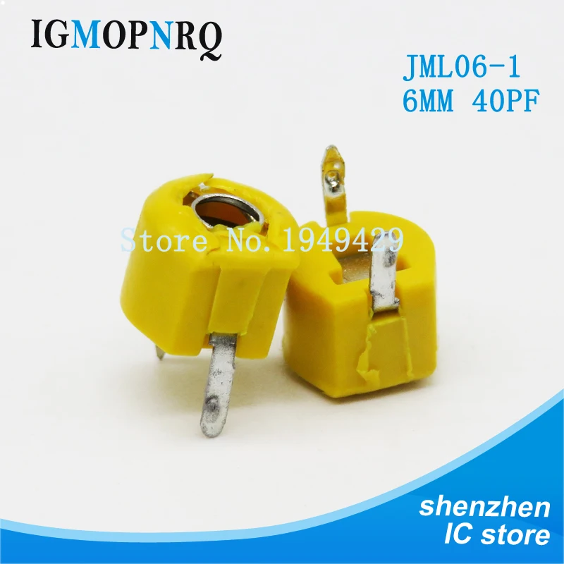 20 штук JML06-1 6 мм 5P 10P 20P 30P 40P 50P 60P 70P 120 триммер Регулируемый конденсатор с