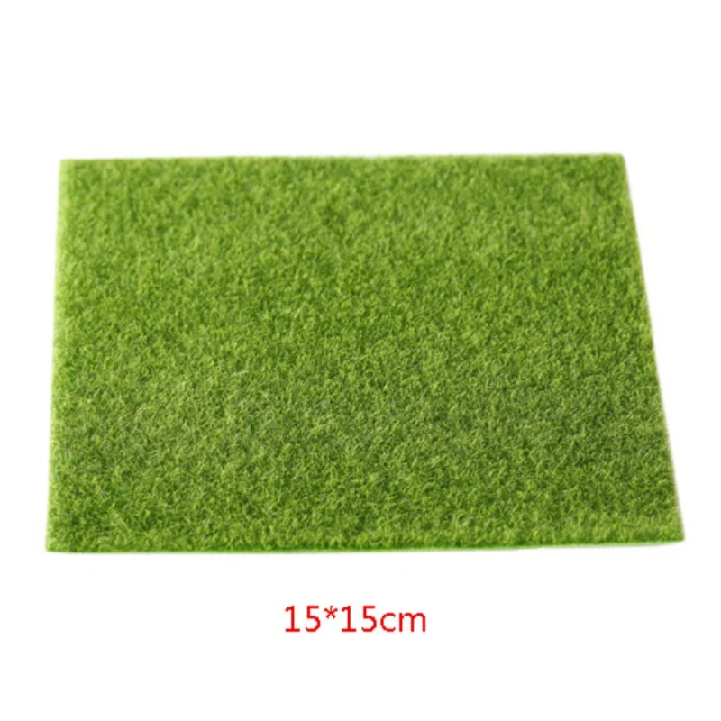 15x15 см DIY мини Сказочный Сад имитация растений искусственный Искусственный мох