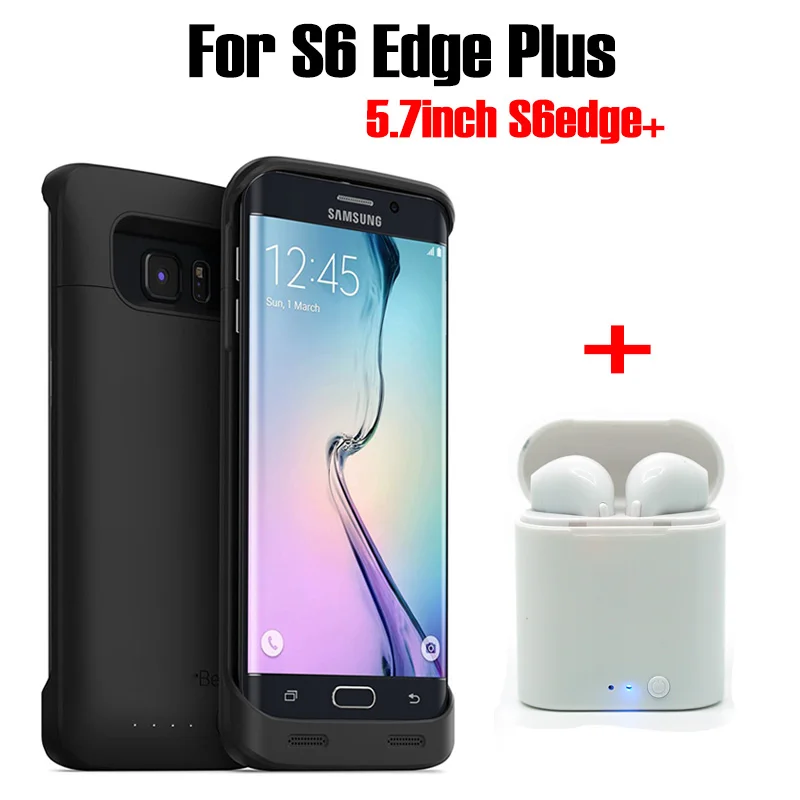 Для samsung S6 S6edge +/плюс 4200 мА/ч Батарея чехол внешний Мощность Bank пакет Зарядное