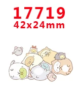 PR-17719 DIY принадлежности для рукоделия мультяшный персонаж плоский задний Плоские наклейки 30 шт. PR-13383-18073 - Цвет: PR-17719