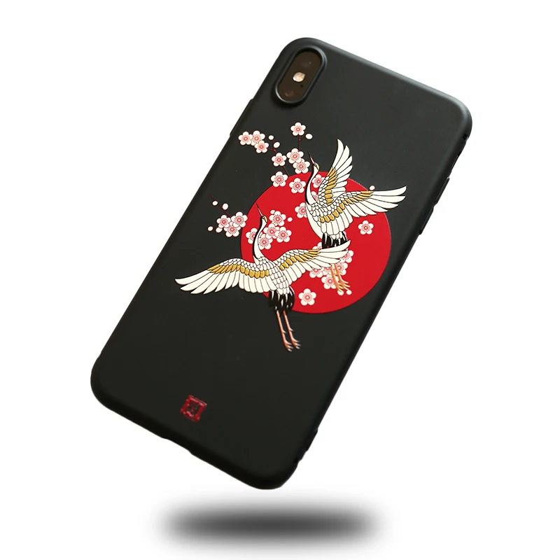 Чехол для iPhone 11 Pro Max 11Pro XR XS X 7 8 6 6s Plus объемный рельефный матовый мягкий