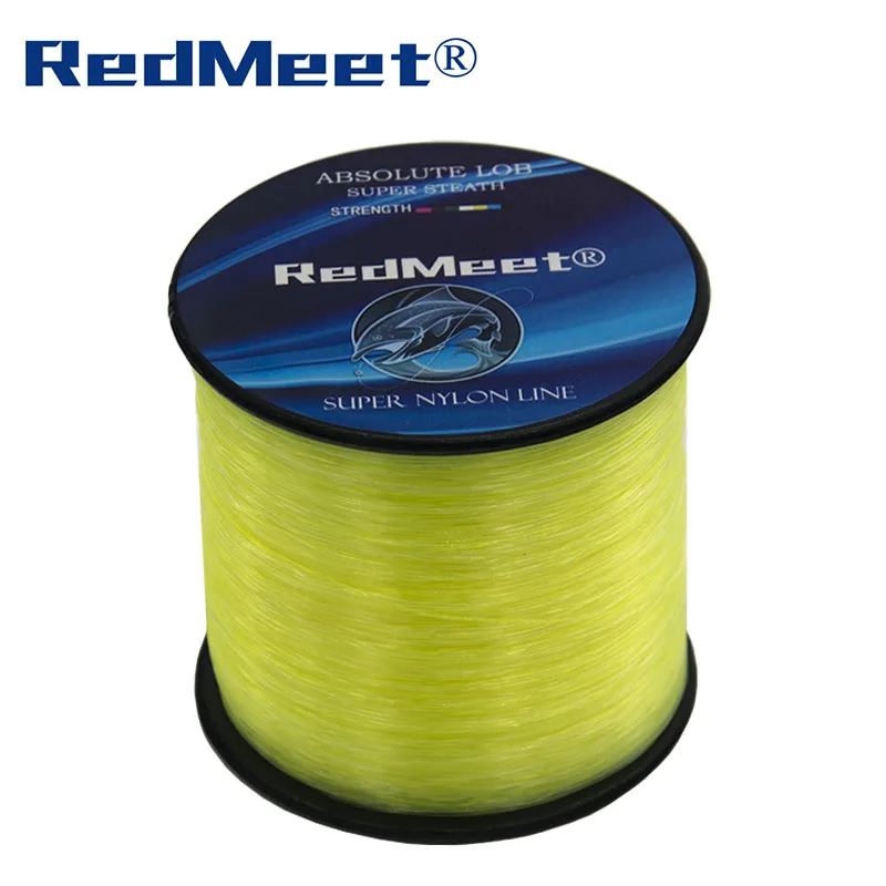 Нейлоновая Леска RedMeet, супер прочная нейлоновая леска, 1000 м, 5-30 фунтов, леска из мононити, Материал лески для ловли карпа в рок-море