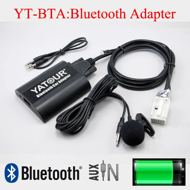 Автомобильный адаптер Yatour с Bluetooth для Skoda Super B Octavia 12 штырьков|cd changer ipod adapter|adapter sccd