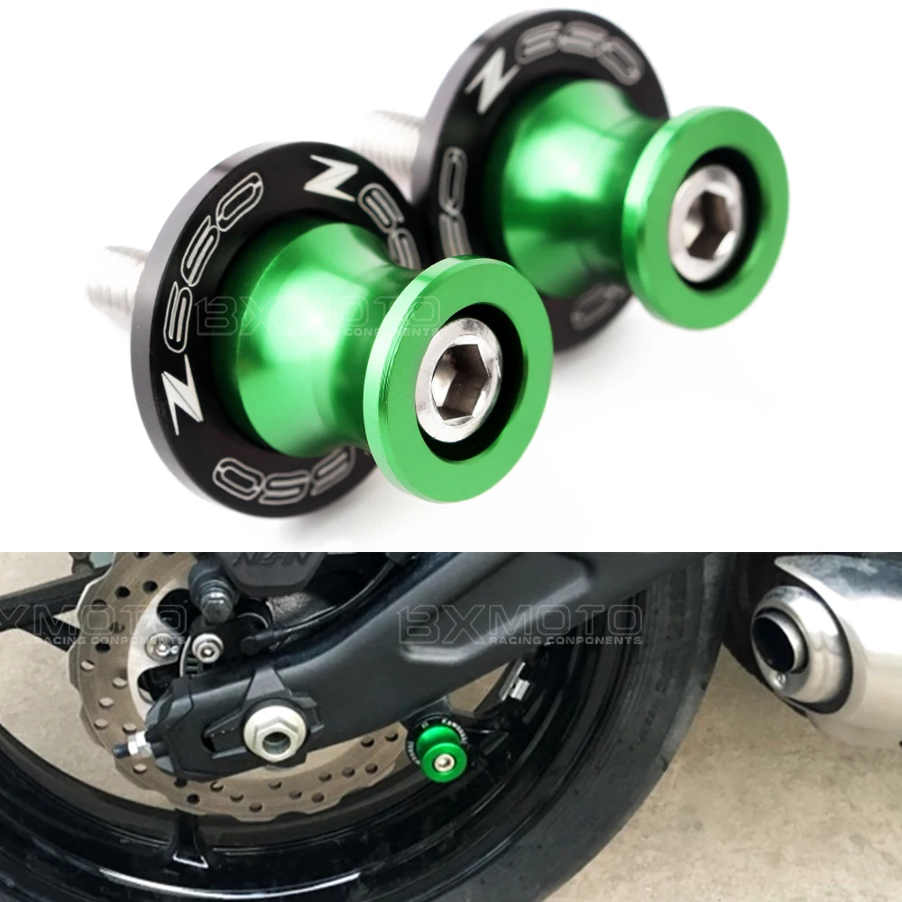 Алюминиевая Подставка для мотоцикла с ЧПУ винты шпули катушки слайдер kawasaki Z650 2017