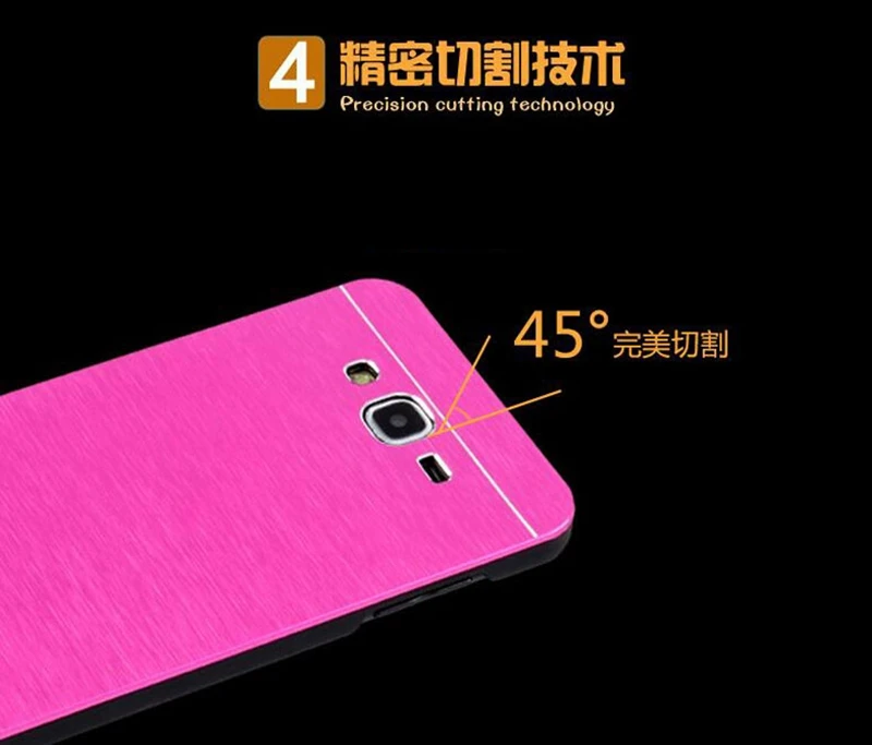 Защитный Чехол для Телефона Для Samsung Galaxy J3 2016 J310 Коке Роскошные Металл Алюминий