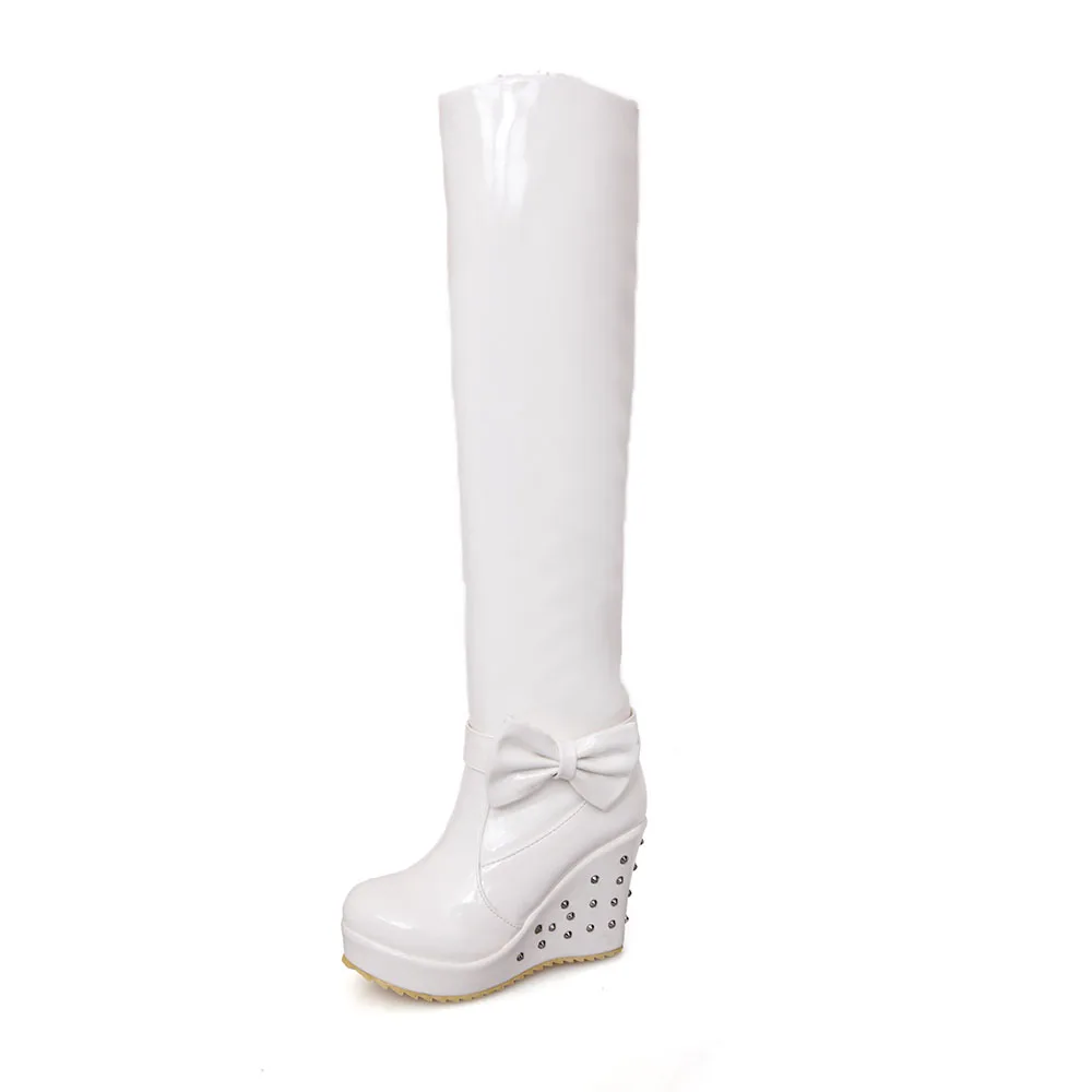 Размер 34-39 Новые Ботинки Женщин черный Водонепроницаемый Платформы Обувь 4 Цвета