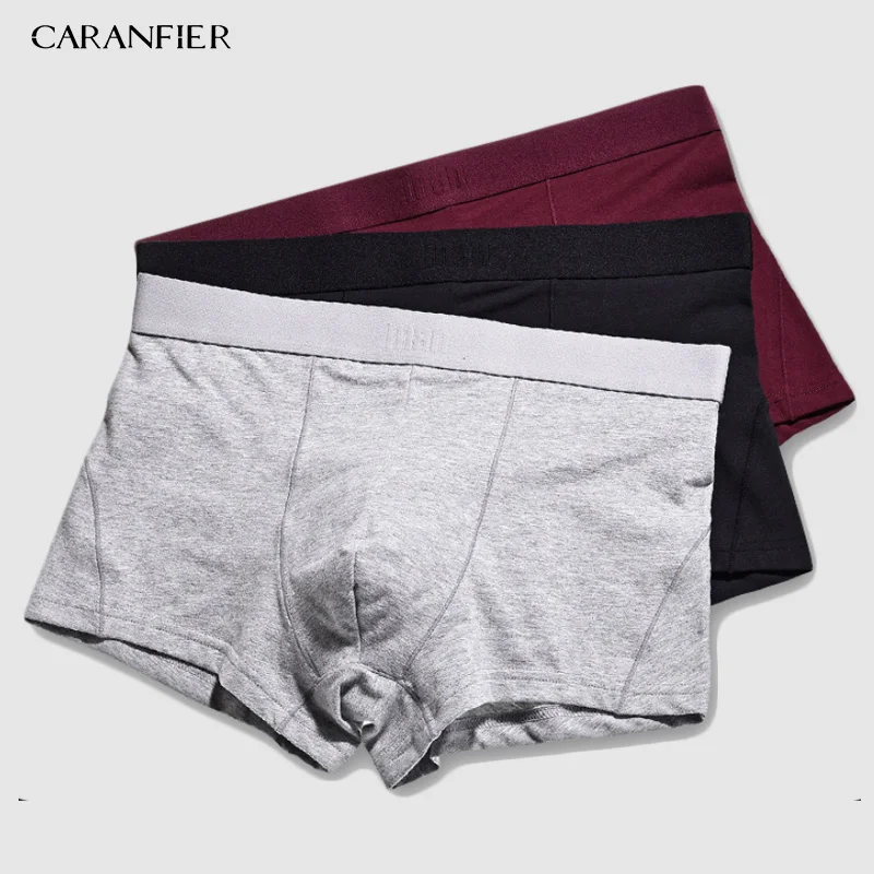 CARANFIER Мужское нижнее белье 6 шт. эластичные хлопок длинные высокое качество
