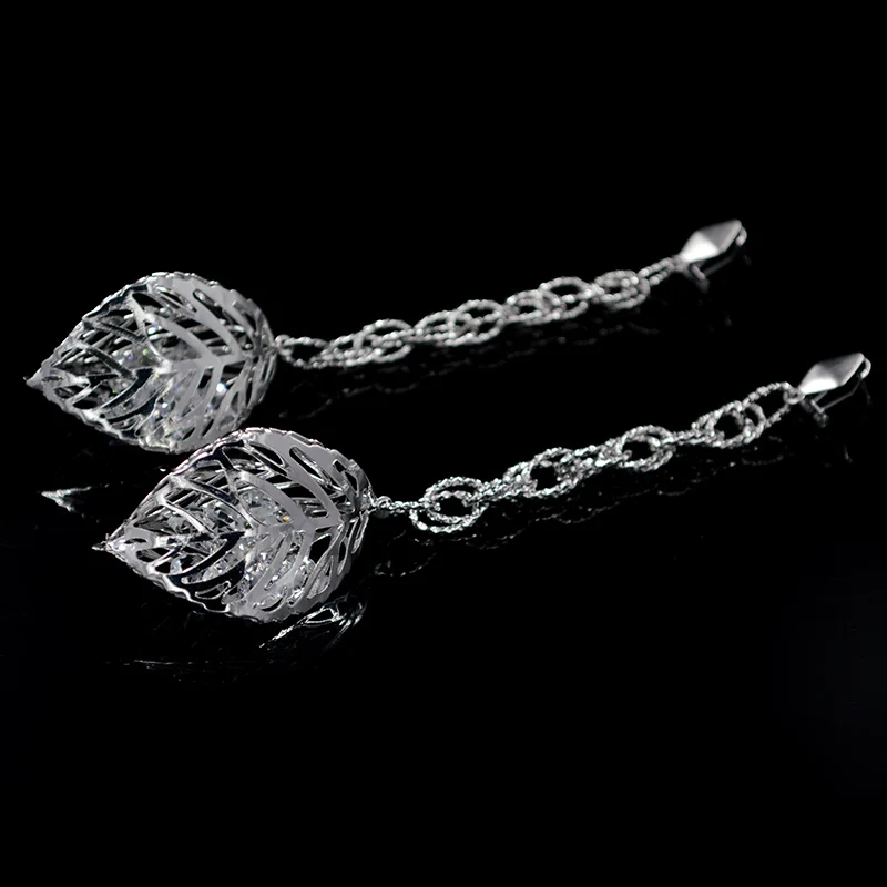 Женские серьги капельки с цирконием и перьями для вечеринок 2019|drop earrings|earrings