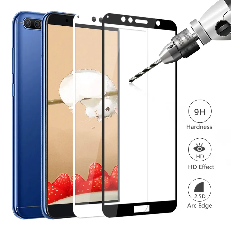 5 7 дюймов для Huawei Y6 2018 2.5D 9H жесткое защитное стекло полное покрытие пленка Capa