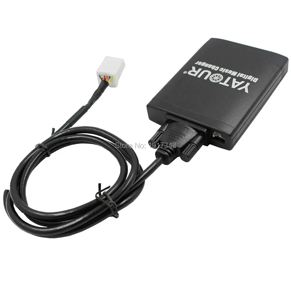 Автомобильный адаптер Yatour AUX MP3 SD USB устройство смены музыки 6 + 6PIN разъем для Toyota