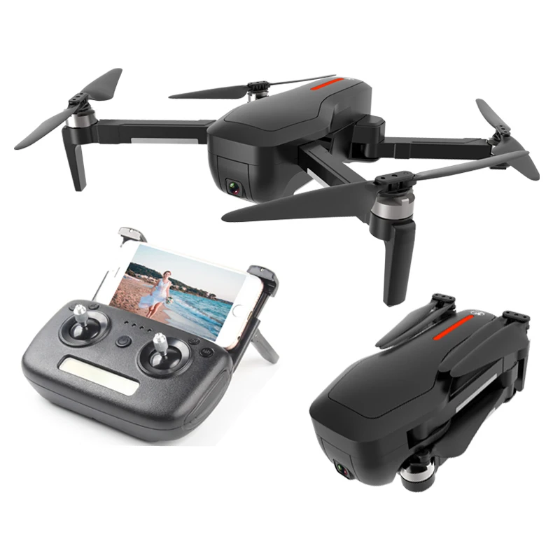 Профессиональный бесщеточный FPV Радиоуправляемый Дрон GPS Складная камера HD 1080P AI