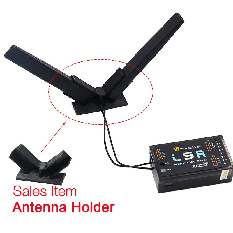 

Antenna Mount Holder for Frsky X8R X6R L9R Receiver 3D Printed RC Drone FPV Racing Multi Rotor