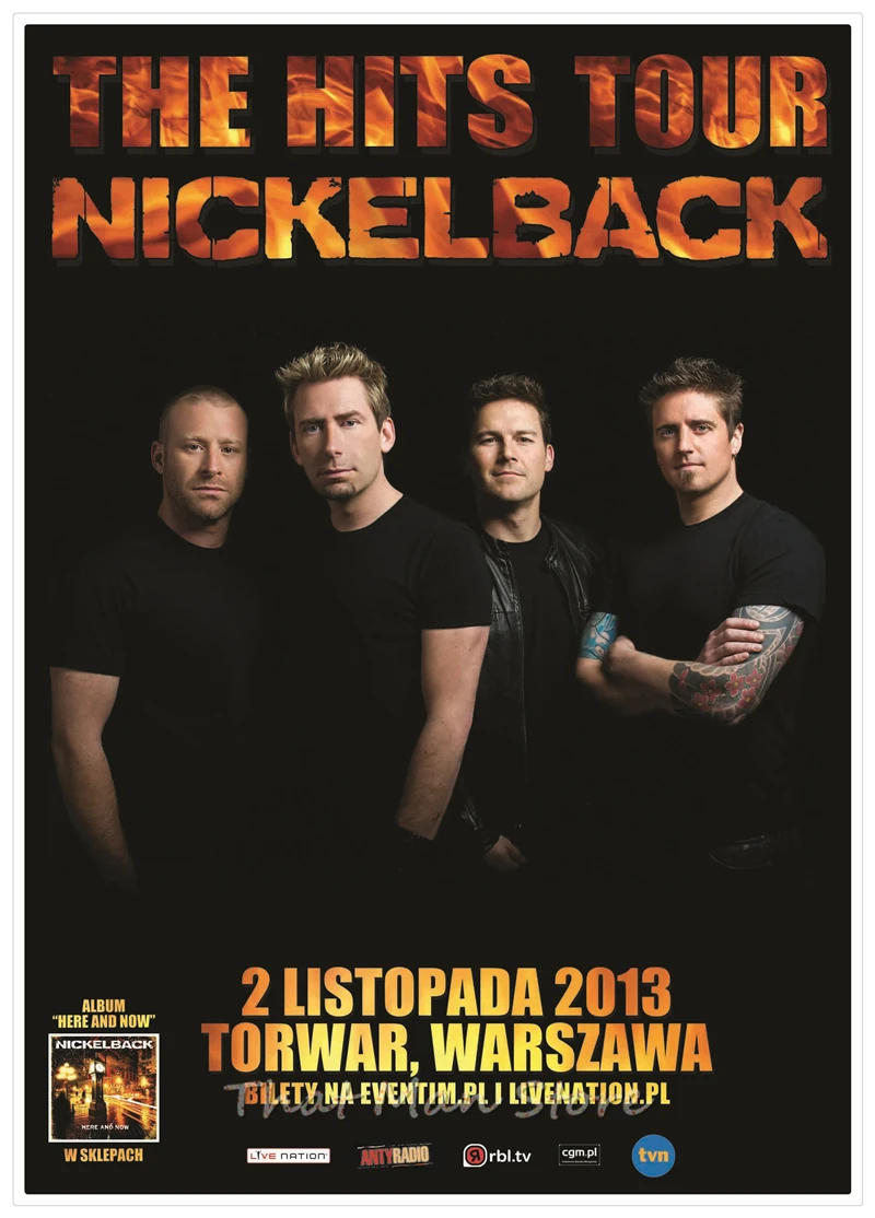 Nickelback винтажная Ретро рок-группа музыкальная гитара белая крафт-бумага плакат